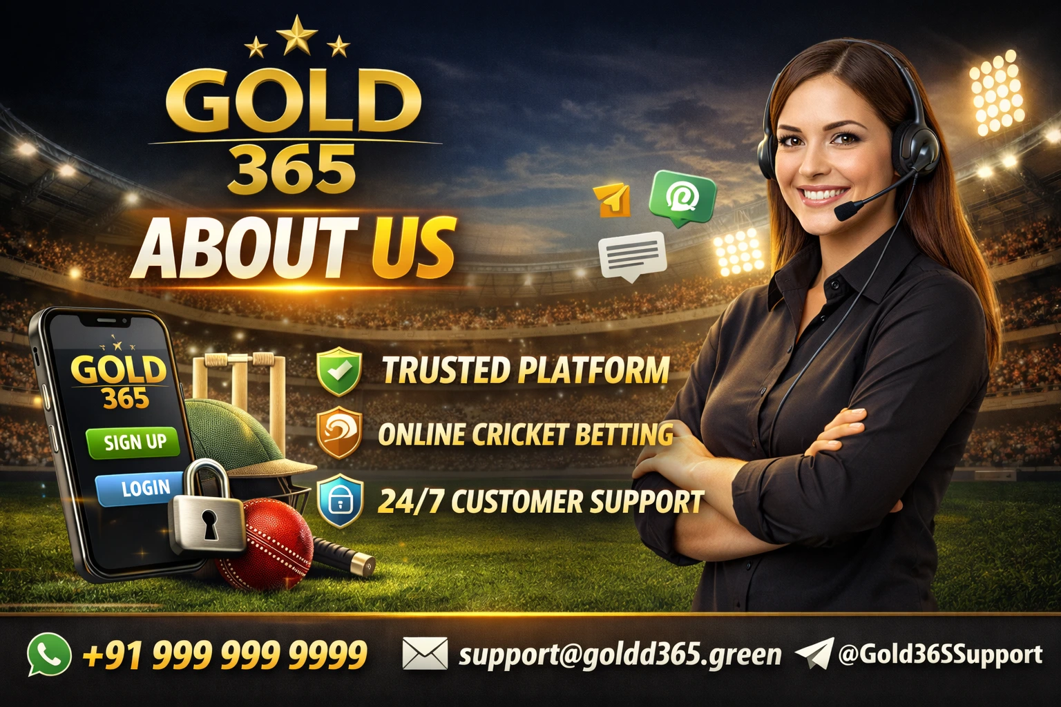 about Gold 365 cricket betting platform